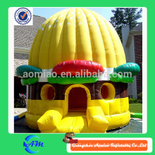 Bouncer inflable amarillo gigante del grado comercial para la venta